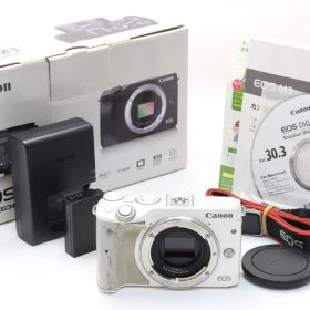D (ジャンク) Canon キヤノン EOS M3 ホワイト ボディ 返品不可 5-21
