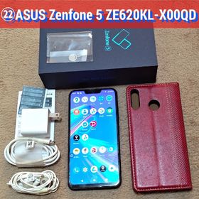 ゼンフォン(ZenFone)の㉒ASUS ZenFone 5 ZE620KL ブラック RAM:6GB ROM(スマートフォン本体)