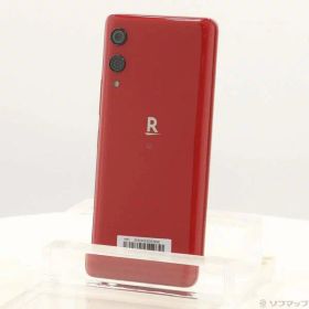 【中古】楽天モバイル Rakuten Hand 64GB クリムゾンレッド P710 楽天 SIMフリー 【297-ud】