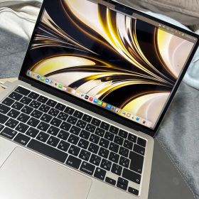 【ほぼ未使用】MacBook Air M2 充放電2回 フルセット ケース付