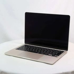 ソフマップ 〔中古品〕 MacBook Air 13.6-inch Mid-2022 MLY23J／A Apple M2 8コアCPU_10コアGPU 8GB SSD512GB スターライト 〔26.3 Tahoe〕【377】
