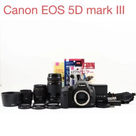 Canon EOS 5D MarkIII標準&望遠&単焦点トリプルレンズセット