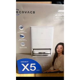 エコバックス(ECOVACS)のECOVACS ロボット掃除機 DEEBOT X5 PRO OMNI(ブラック)(掃除機)