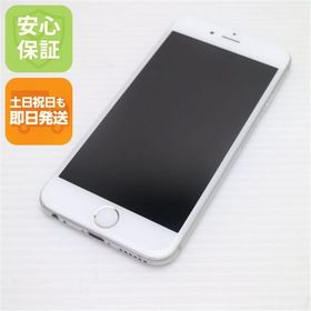 安心保証付 美品 SOFTBANK iPhone6 64GB シルバー 白ロム 中古本体