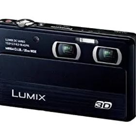 【中古】 パナソニック デジタルカメラ ルミックス 3D1 光学4倍 ブラック DMC-3D1-K