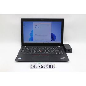 ノートパソコン Lenovo ThinkPad X280 Core i5 8250U 1.6GHz/16GB/256GB(SSD)/12.5W/FWXGA(1366x768)/Win11