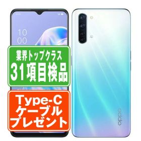 【中古】 OPPO Reno3A ホワイト SIMフリー 本体 UQモバイル スマホ 【あす楽】 【保証あり】 【送料無料】 reno3auqw7mtm