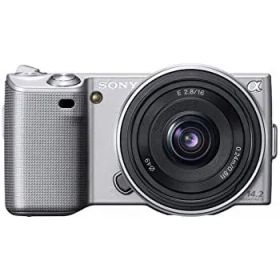 【中古-非常に良い】 SONY ソニー デジタル一眼α NEX-5 薄型広角レンズキット シルバー NEX-5A S