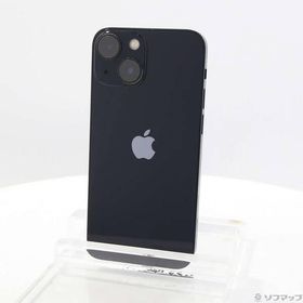 〔中古〕Apple(アップル) iPhone13 mini 128GB ミッドナイト MLJC3J／A SIMフリー〔198-ud〕