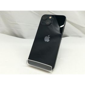 【中古】Apple au 【SIMフリー】 iPhone 13 mini 128GB ミッドナイト MLJC3J/A【札幌】保証期間１週間【ランクC】