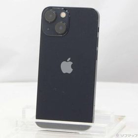 〔中古〕Apple(アップル) iPhone13 mini 128GB ミッドナイト MLJC3J／A SIMフリー〔377-ud〕