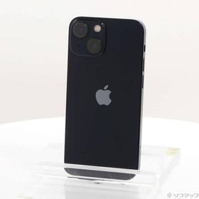 〔中古〕Apple(アップル) iPhone13 mini 128GB ミッドナイト MLJC3J／A SIMフリー〔368-ud〕