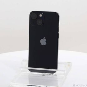 〔中古〕Apple(アップル) iPhone13 mini 128GB ミッドナイト MLJC3J／A SIMフリー〔377-ud〕