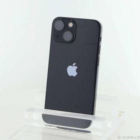 〔中古〕Apple(アップル) iPhone13 mini 128GB ミッドナイト MLJC3J／A SIMフリー〔371-ud〕