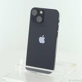 〔中古〕Apple(アップル) iPhone13 mini 128GB ミッドナイト MLJC3J／A SIMフリー 〔ネットワーク利用制限▲〕〔377-ud〕