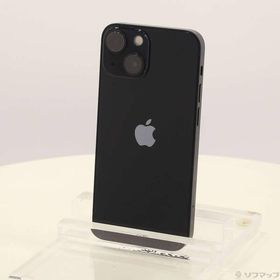 〔中古〕Apple(アップル) iPhone13 mini 256GB ミッドナイト MLJJ3J／A SIMフリー〔368-ud〕