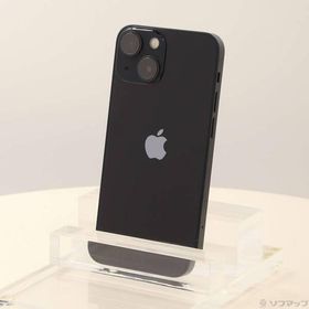 〔中古〕Apple(アップル) iPhone13 mini 256GB ミッドナイト MLJJ3J／A SIMフリー〔258-ud〕