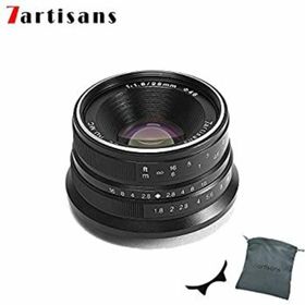 7職人25?mm f1.8?APS - Cフレーム手動フォーカスプライム固定レンズwith all-metal機体for Sony e-mount Like a6500?a6300?a6000?a7?a7ii a7r a7(レンズ(単焦点))