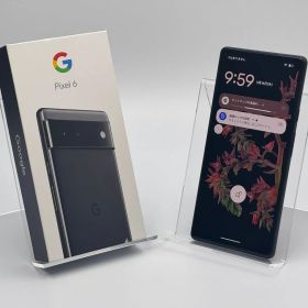 【箱付き中古B】Google Pixel 6 256GB Stormy Black SIMフリー 白ロム