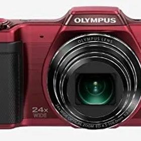【中古】OLYMPUS デジタルカメラ STYLUS SZ-15 1600万画素 光学24倍ズーム 広角25mm レッド SZ-15 RED khxv5rg