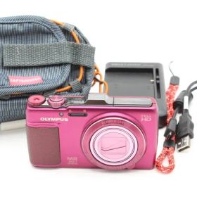 ＜＜別売ケース、新品ストラップ付！！＞＞【並品】OLYMPUS オリンパス デジタルカメラ SH-25MR レッド#LE2025645