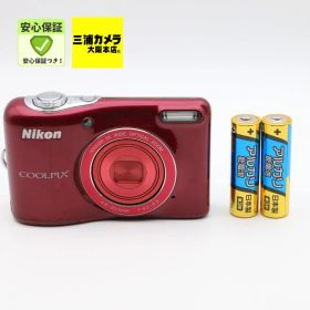 【極上品】 Nikon COOLPIX L30 レッド 5倍ズーム 2005万画素 デジタルカメラ #074VV0435