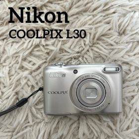 【✨極美品✨】Nikon COOLPIX L30 コンデジ 平成レトロ シルバー