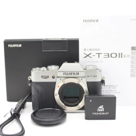 ショット数5334！■美品■ FUJIFILM 富士フイルム ミラーレス一眼 X-T30IIボディ シルバー F X-T30 II-S ♯12005