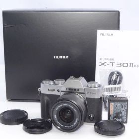 シャッター数480回！FUJIFILM フジフイルム X-T30 II XC15-45mmレンズキット シルバー