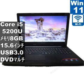 Lenovo G50 80E5019NJP【Core i5 5200U】 【Windows11 Home】MS 365 Office Web／Wi-Fi／USB3.0／HDMI／保証付 [96379]
