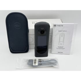 リコー(RICOH)の【美品】RICOH THETA X リコー シータ メタリックグレー(コンパクトデジタルカメラ)
