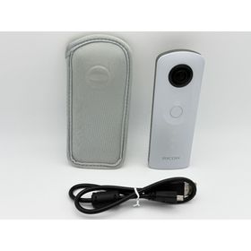 リコー(RICOH)の【美品】RICOH THETA SC ホワイト リコー シータ 360度カメラ(コンパクトデジタルカメラ)