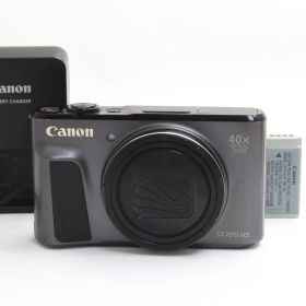 B+ (並品) Canon キヤノン PowerShot SX720 HS ブラック 初期不良返品無料 5-44