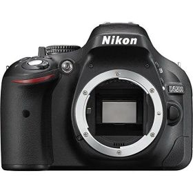 【中古】Nikon D5200 24.1 MP CMOS Digital SLR Camera Body Only (Black)