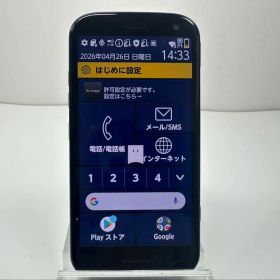 NTT docomo らくらくスマートフォン F-52B ネイビー