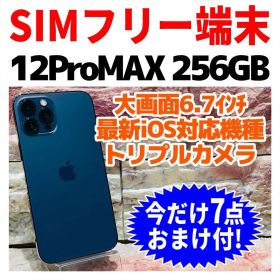 SIMフリー iPhone12ProMAX 256GB 1404 新品バッテリー
