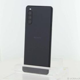 〔中古〕SONY(ソニー) Xperia 10 II 64GB ブラック SOV43 auロック解除SIMフリー〔368-ud〕