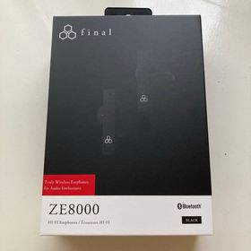 ファイナル(final)の美品週末sale final ZE8000 ワイヤレスイヤフォン(ヘッドフォン/イヤフォン)