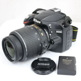 【返品保証】 【シャッター1411回】ニコン Nikon D3200 AF-S DX NIKKOR 18-55mm F3.5-5.6 G VR デジタル一眼 e11302