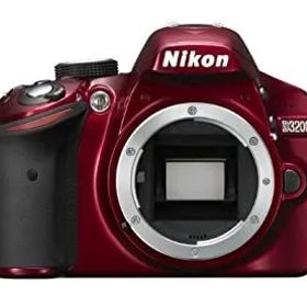 【中古】(非常に良い)Nikon デジタル一眼レフカメラ D3200 ボディー レッド D3200RD