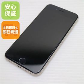 アイフォーン(iPhone)の超美品 SIMフリー iPhone SE3 第3世代 64GB スターライト M111(スマートフォン本体)