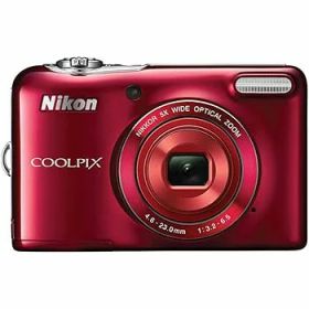 【中古】Nikon COOLPIX L30 20.1MPデジタルカメラ 5倍ズームNIKKORレンズと720p HDビデオレッド メーカー生産終了