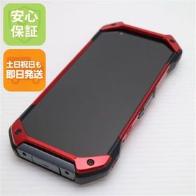 安心保証 美品 TORQUE 5G KYG01 レッド 白ロム SIMロック解除済み