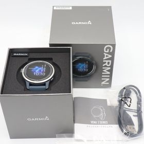 ガーミン(GARMIN)の【新品】GARMIN VENU 2 Granite Blue/Silver 010-02430-60 スマートウォッチ ガーミン ヴェニュー 本体(腕時計(デジタル))