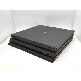 【中古】SONY PlayStation4 Pro ジェット・ブラック 1TB CUH-7200BB01【高崎モントレー】保証期間１ヶ月【ランクB】