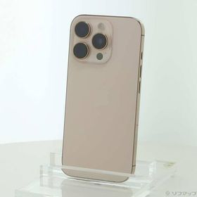 〔中古〕Apple(アップル) iPhone16 Pro 128GB デザートチタニウム MYMX3J／A SIMフリー〔352-ud〕