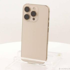 〔中古〕Apple(アップル) iPhone16 Pro 128GB デザートチタニウム MYMX3J／A SIMフリー〔377-ud〕
