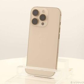 〔中古〕Apple(アップル) iPhone16 Pro 128GB デザートチタニウム MYMX3J／A SIMフリー〔368-ud〕