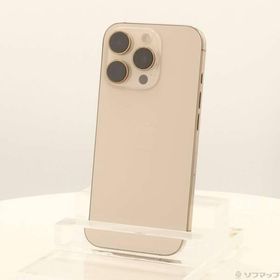 〔中古〕Apple(アップル) iPhone16 Pro 128GB デザートチタニウム MYMX3J／A SIMフリー〔368-ud〕