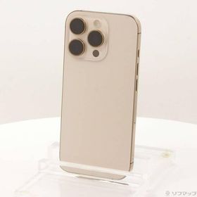 〔中古〕Apple(アップル) iPhone16 Pro 128GB デザートチタニウム MYMX3J／A SIMフリー〔377-ud〕
